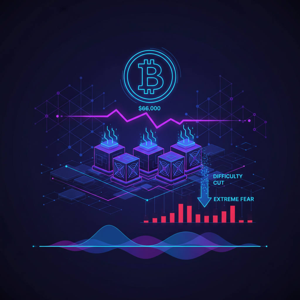 Bitcoin Steadies Above $65K After 10% Difficulty Cut Eases Miner Stress