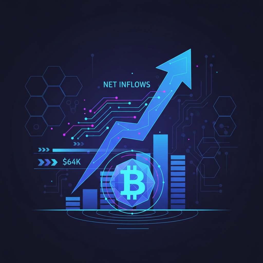 Bitcoin ETFs Swing Back to Net Inflows as BTC Defends $64K in Post-Halving Consolidation