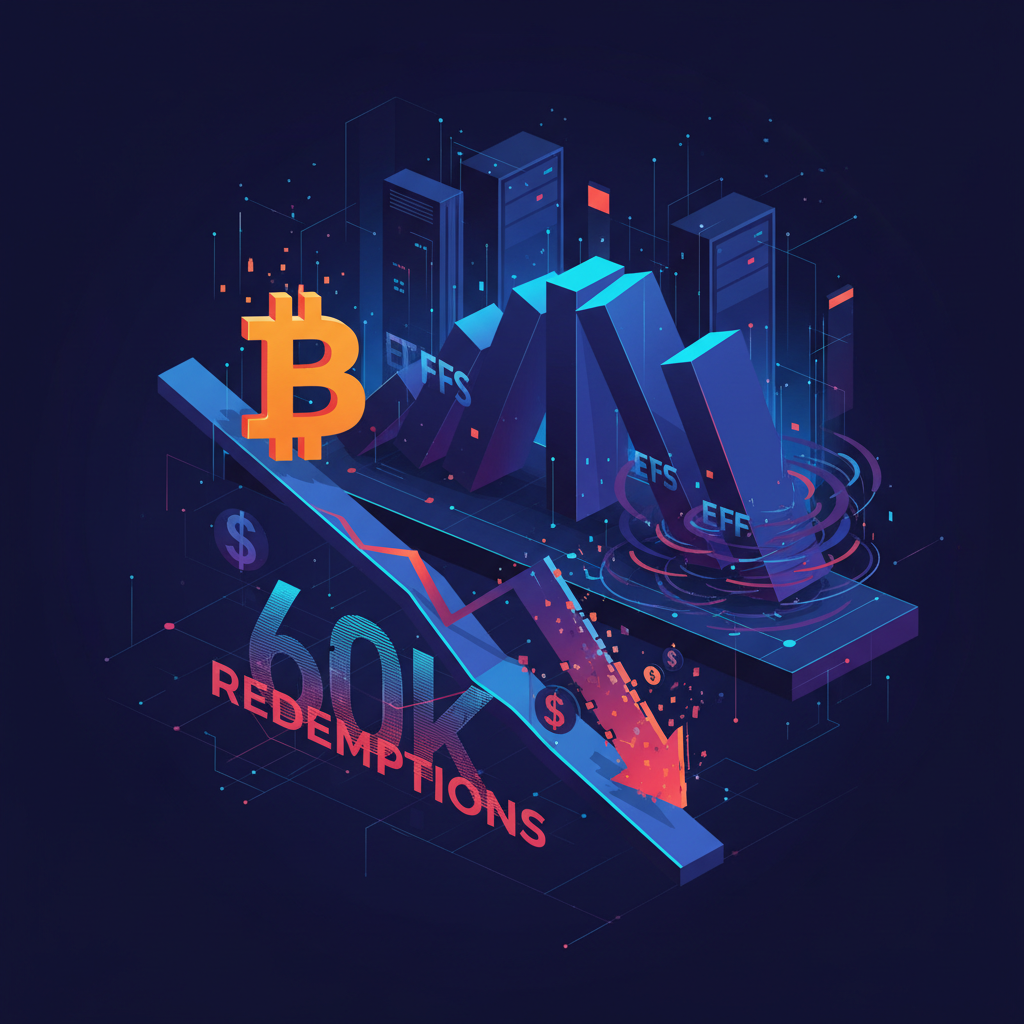 Bitcoin ETFs Log Worst Monthly Outflows Since Launch as BTC Clings to $60K Support