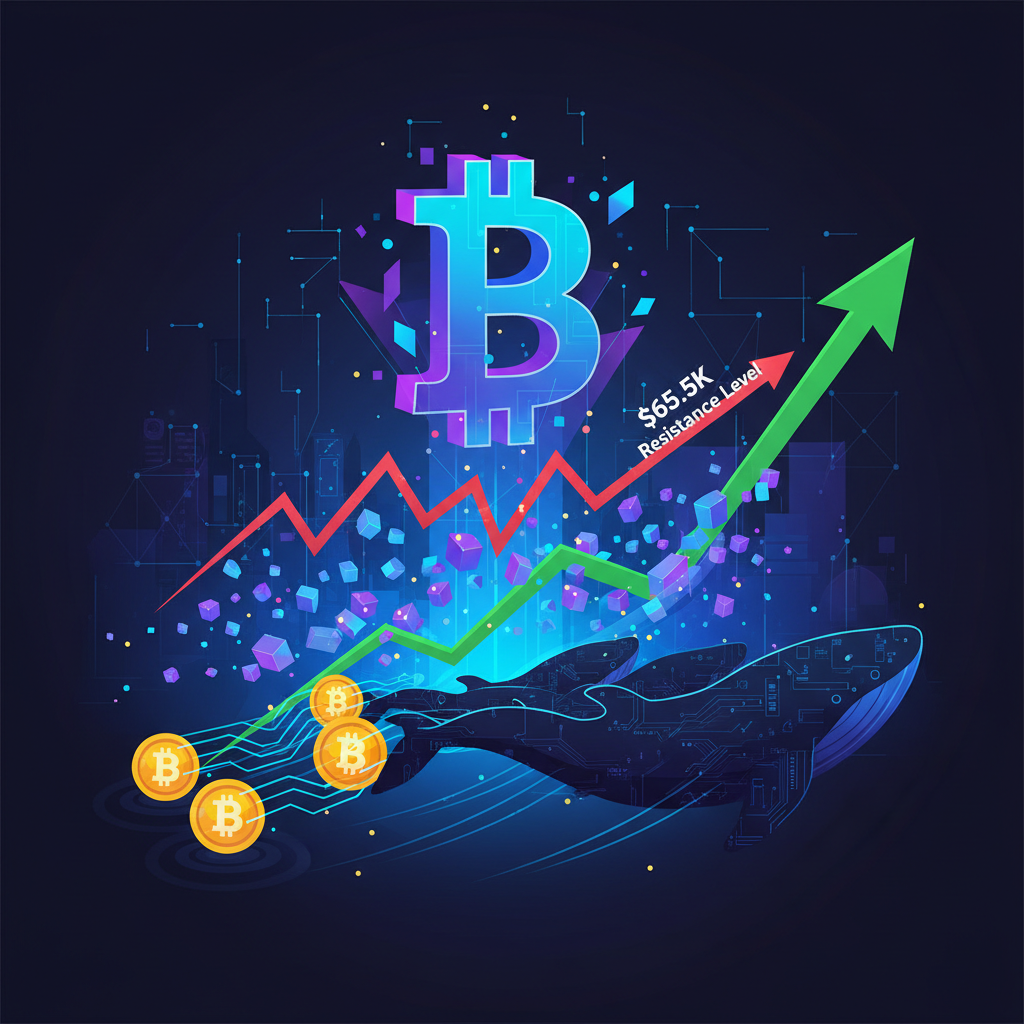 Bitcoin Breaks $65.5K Resistance as Whales Accumulate 25K BTC Over Weekend
