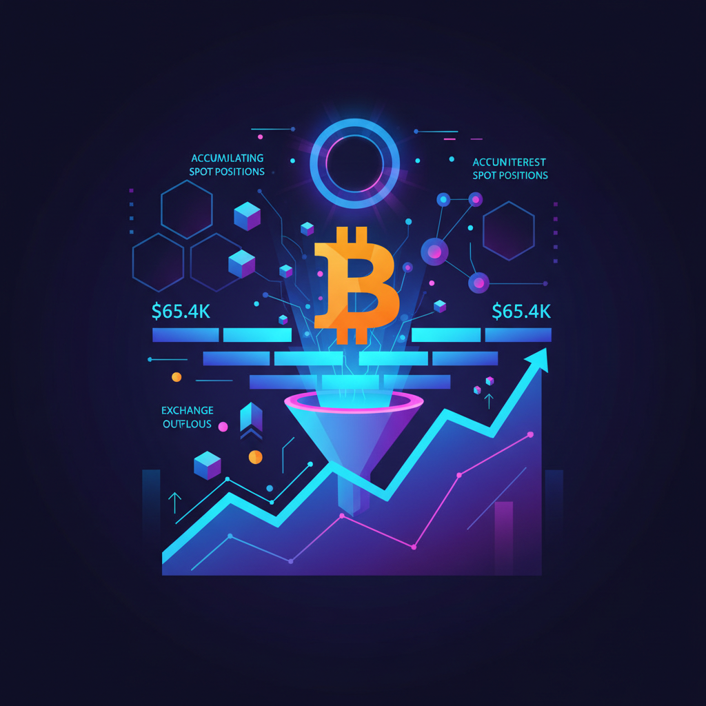 Bitcoin Breaks Above $65.4K as CME Open Interest Surges and Spot Accumulation Accelerates